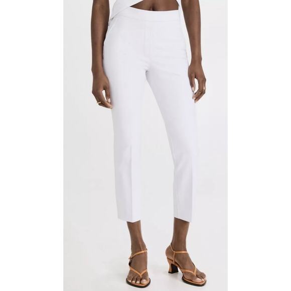 Spanx Plus On-The-Go Ankle Slim‎ Straight Pants in Classic White Size 1X - Picture 1 of 10